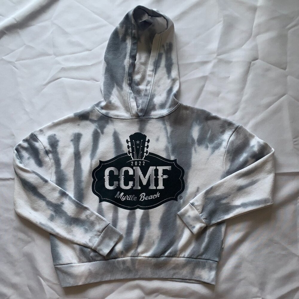 Dreamsicle Hoodie Size S Gray White Tie Die CMMF 2022 Myrtle Beach